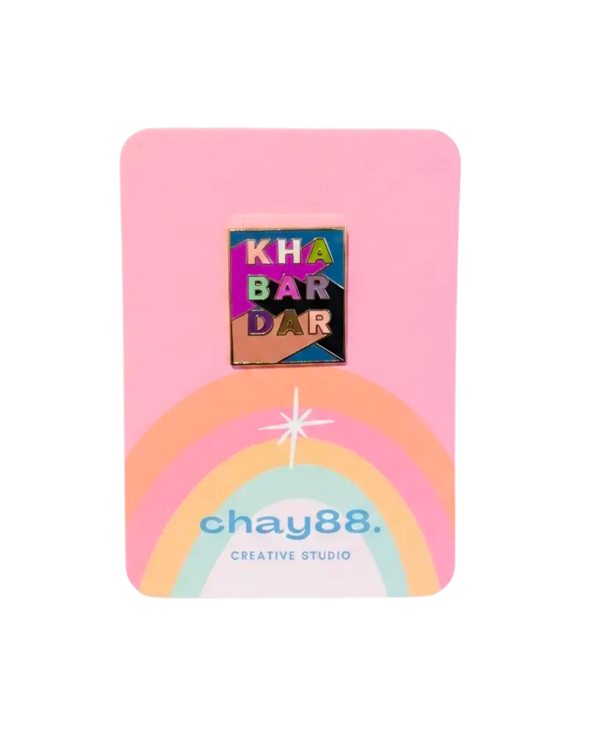Khabardar, Hard Enamel Pin